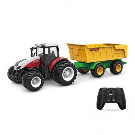 TRACTOR CON REMOLQUE 1:24 RC 2,4GHZ KORODY