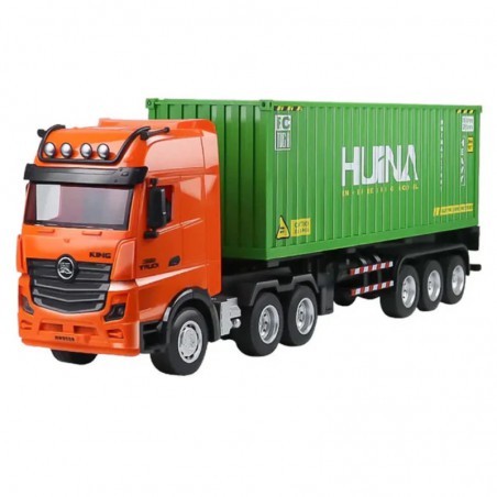 CAMION RC CON CONTENEDOR HUINA 1:18