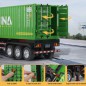CAMION RC CON CONTENEDOR HUINA 1:18