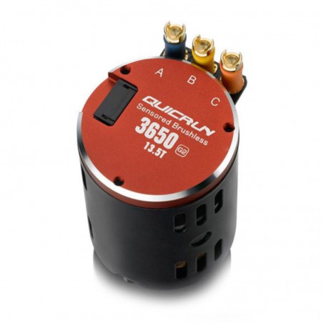 MOTOR BRUSHLESS 3650 G2 13.5T SENSORED HOBBYWING