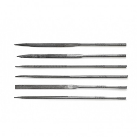 SET DE 6 LIMAS DE AGUJA PARA MADERA 14cm AMATI