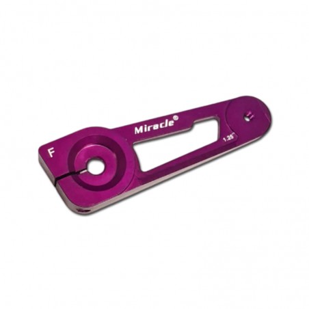 BRAZO SERVO ALUMINIO 32mm 25T MIRACLE (Para servos Futaba, Dualsky, KST y mas)