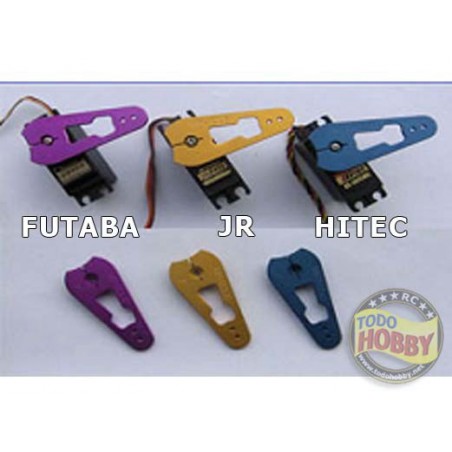 BRAZO SERVO ALUMINIO 30-50CC 25T MIRACLE (Para servos Futaba, KST, DualSky y mas)