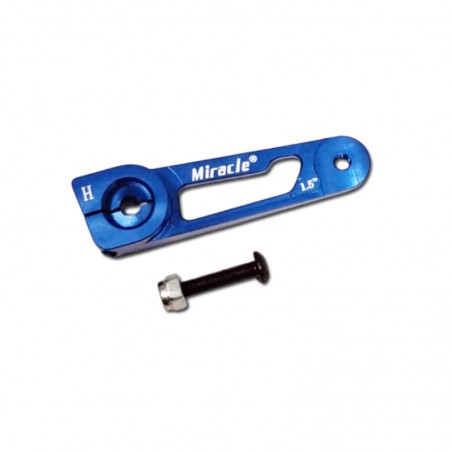 BRAZO SERVO ALUMINIO 38mm 24T MIRACLE (Para servos Hitec Standard)