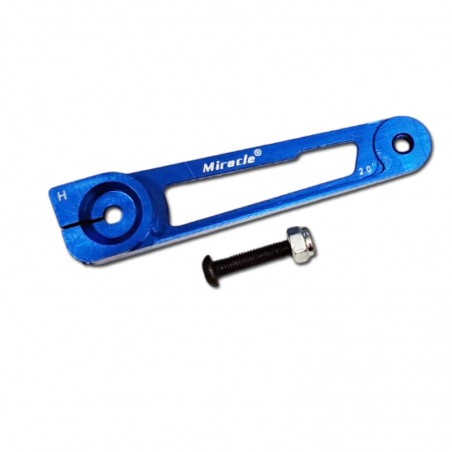 BRAZO SERVO ALUMINIO 51mm 24T MIRACLE (Para servos Hitec Standard)