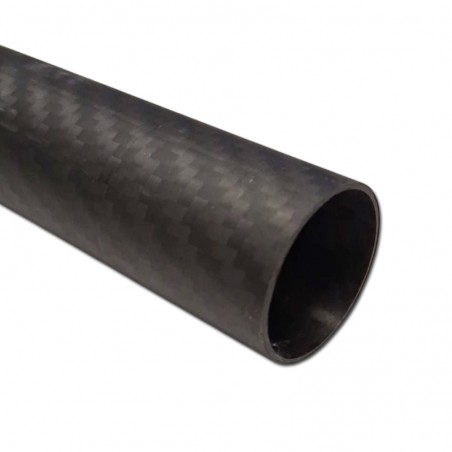 TUBO CARBONO 20X18mm ACABADO 3K (Longitud 1000mm)