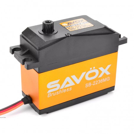 SERVO SAVOX JUMBO BRUSHLESS SB-2236MG (Torque 40Kg)