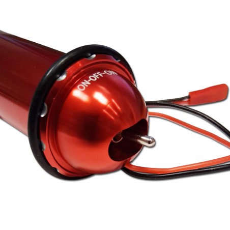 BOMBA COMBUSTIBLE ELECTRICA ALUMINIO ROJO MIRACLE