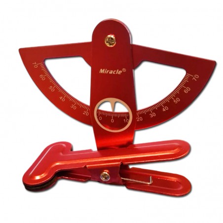 MEDIDOR DEFLEXION DE MANDOS ALUMINIO ROJO MIRACLE