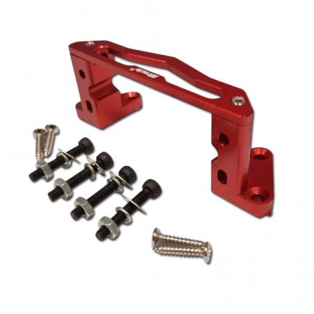 BANCADA SERVO AJUSTABLE ALUMINIO ROJO MIRACLE