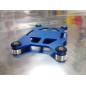 SOPORTE RECEPTOR/BATERIA/CDI ALUMINIO MIRACLE AZUL