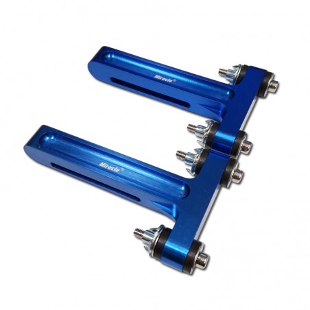BANCADA ALUMINIO DLE20 ANTIVIBRACION AZUL MIRACLE