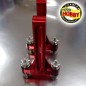 BANCADA ALUMINIO DLE20 C/ SILENTBLOCK ROJO MIRACLE