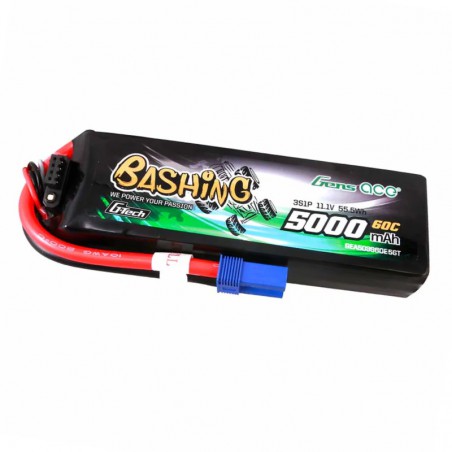 BATERIA LIPO 11.1V 5000MAH 60C GENS ACE (Conector EC-5)