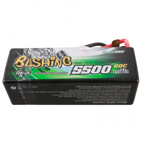 BATERIA LIPO 14.8V 5500MAH 60C GENS ACE (Conector XT-90)