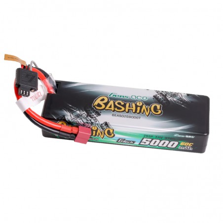 BATERIA LIPO 7.4V 5000mAh 60C BASHING (Conector Tipo T Dean)