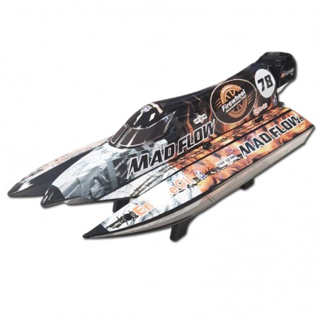 CATAMARAN MAD FLOW V3 BRUSHLESS F1 JOYSWAY 590mm (Sin batería ni cargador)
