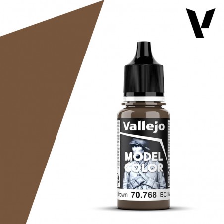 PINTURA VALLEJO MODEL COLOR BC MARRON OSCURO 18ml