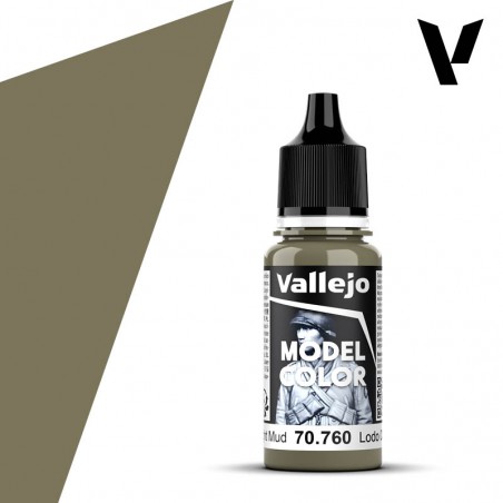 PINTURA VALLEJO MODEL COLOR LODO CLARO 18ML