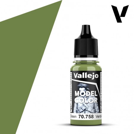 PINTURA VALLEJO MODEL COLOR VERDE CLARO 18ml