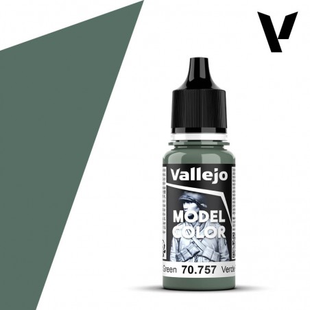 PINTURA VALLEJO MODEL COLOR VERDE PACIFICO 18ml