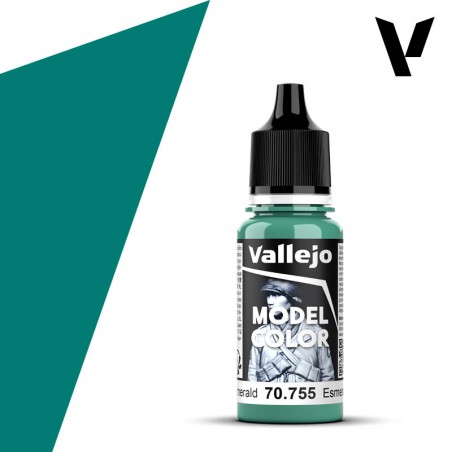 PINTURA VALLEJO MODEL COLOR ESMERALDA CLARO 18ml