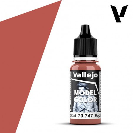 PINTURA VALLEJO MODEL COLOR ROJO DESGASTADO 18ml
