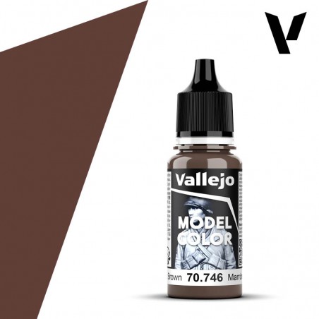 PINTURA VALLEJO MODEL COLOR MARRON CASTAÑO 18ml