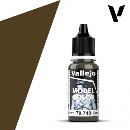 PINTURA VALLEJO MODEL COLOR MARRON MEDIO 18ml