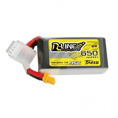 BATERIA LIPO 11.1V 650mAh 95C TATTU (Conector XT-30)