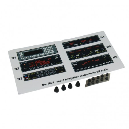 SET ESCALA 1/5 INSTRUMENTOS GPS, RADIOS, RECEPTOR