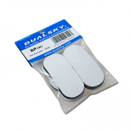 OVALOS VELCRO ADHESIVO DUALSKY 70x30mm (5 unidades)