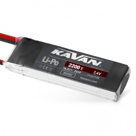 BATERIA LIPO 7.4V 2200mAh 30C KAVAN