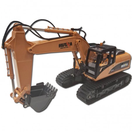EXCAVADORA HUINA 1535 1/14 PALA METALICA (15 canales)