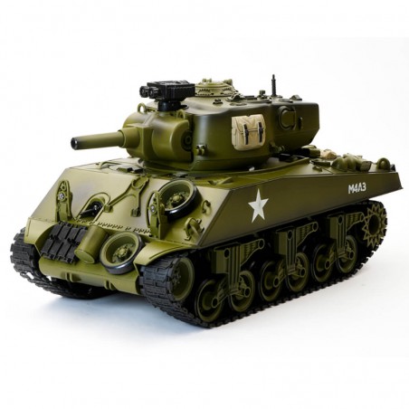 TANQUE RC 1/18 USA M4A3 SHERMAN VERDE