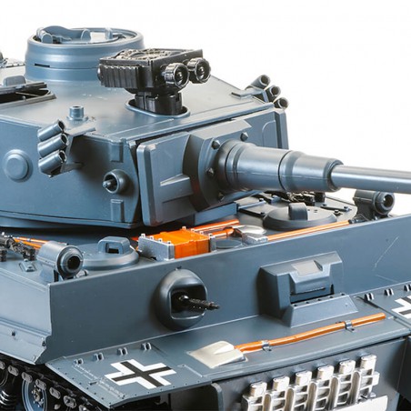 TANQUE RC 1/18 TIGER 1 GRIS ALEMAN