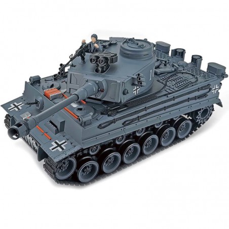 TANQUE RC 1/18 TIGER 1 GRIS ALEMAN