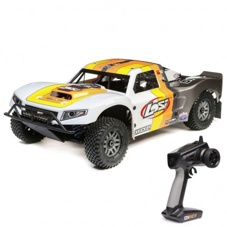 COCHE 1/5 GASOLINA 32cc LOSI 5IVE-T 2.0 V2 CON EMISORA DX6C SPEKTRUM