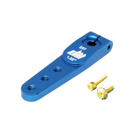 BRAZO SERVO ALUMINIO 32mm 25T DUALSKY (Válido para servos Futaba, KST, Dualsky, Savox y muchos mas)