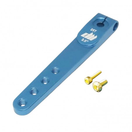 BRAZO SERVO ALUMINIO 52mm 25T DUALSKY (Válido para servos Futaba, KST, Dualsky, Savox y muchos mas)