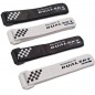 CINTA VELCRO 380mm CON PASANTE PLASTICO DUALSKY (2 color blanco y 2 color negro)