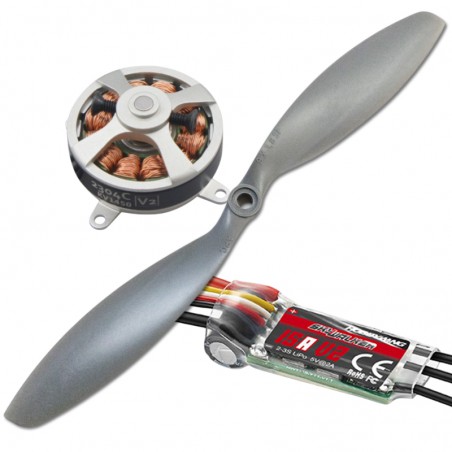COMBO INDOOR 3D Peso en vuelo de 100 a 200g (Para Lipo 2S)