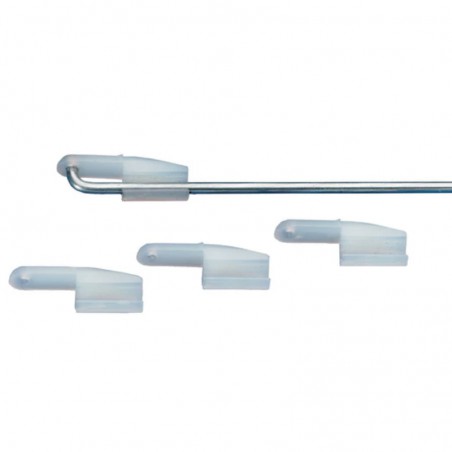 ENGANCHE PINZA MICRO DUBRO PARA VARILLAS 1mm (4 unidades)