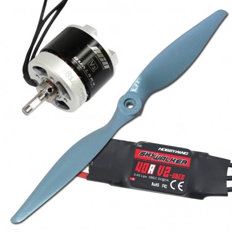 COMBO BRUSHLESS PARA AVION 1000-1200g Peso en vuelo (Para Lipo 3S)