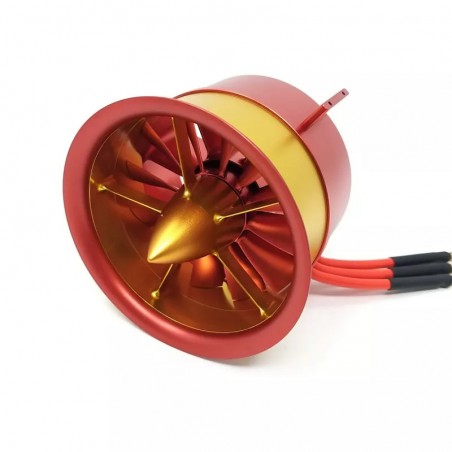 TURBINA EDF JPHOBBY 80mm 6S 2250KV CW (12 alabes)