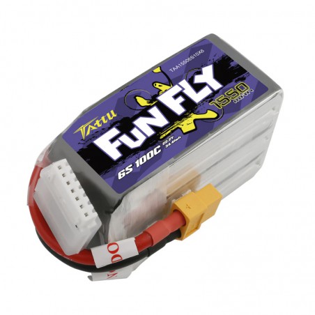 BATERIA LIPO 22.2V 1550mAh 100C FUNFLY (Conector XT-60)