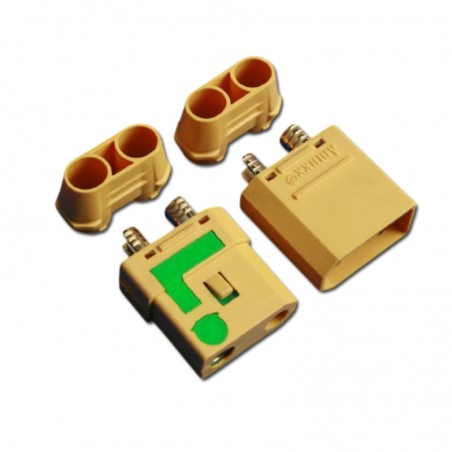 CONECTOR XT-90 ANTI CHISPA AMASS (1 pareja)
