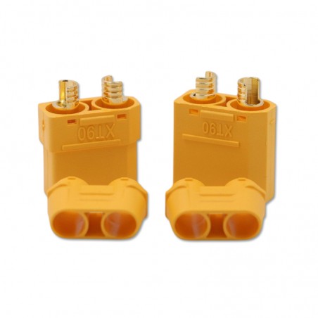 CONECTOR XT-90 ALTA INTENSIDAD (90-120A) PAREJA