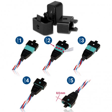 CLIPS SEGURIDAD MPX POWERBOX (6 unidades)