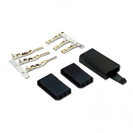 CONECTOR FUTABA CON SEGURO (MACHO Y HEMBRA)